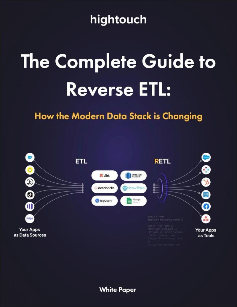 The Complete Guide to Reverse ETL.