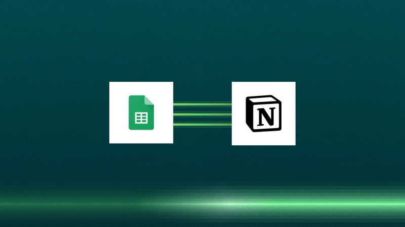 How to send data from Google Sheets to Notion.